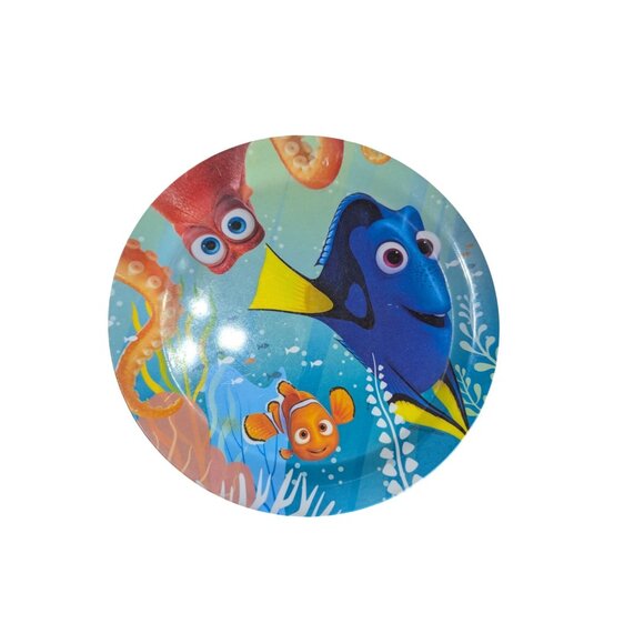 Finding Dory Kids Bowl & Plate Set By Zak! Durable Plastic Vibrant Colors Dishwa - Picture 3 of 5